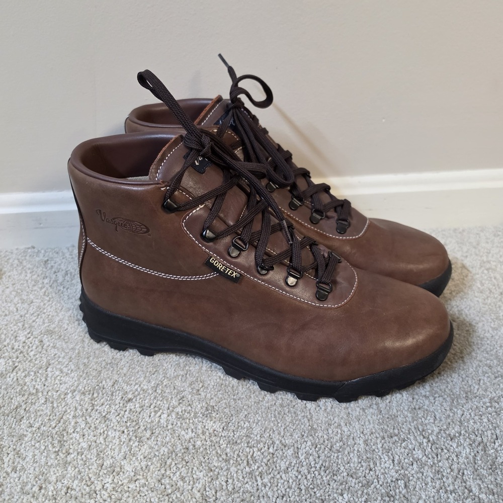 Vasque Sundowner GTX 7126 Brown Leather Boots Men's Sz 14 M Goretex Hiking